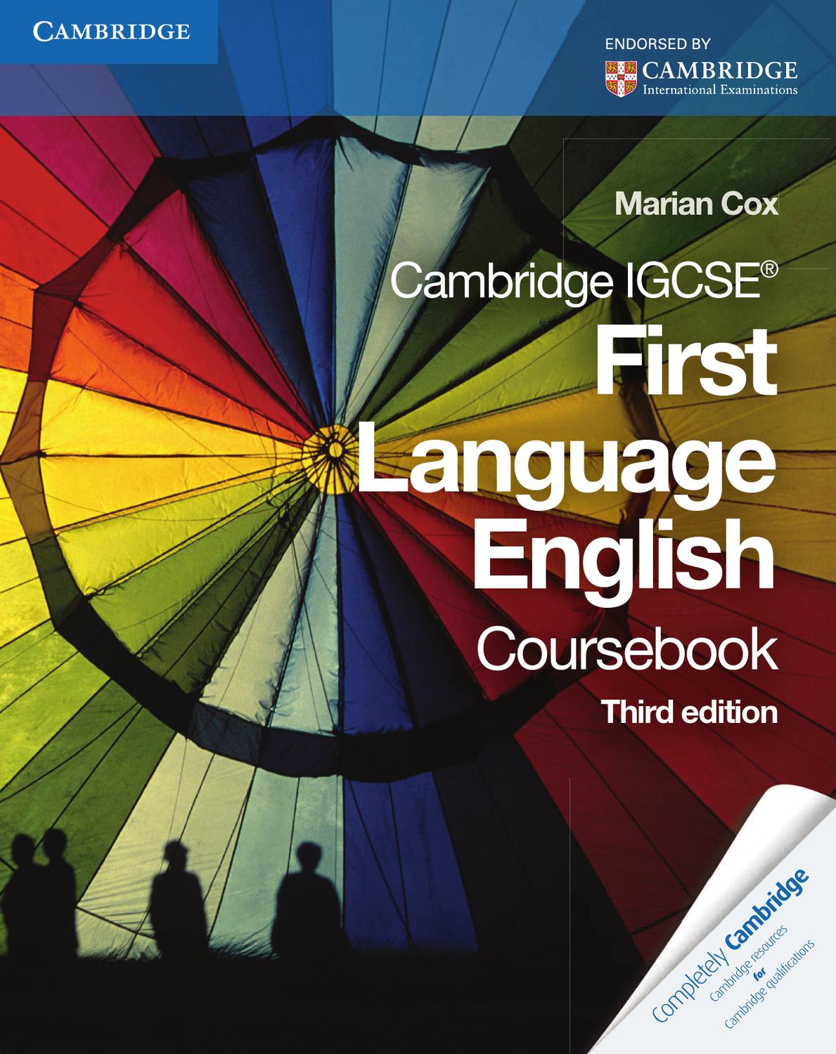 Coursebook Cambridge IGCSE First Language English