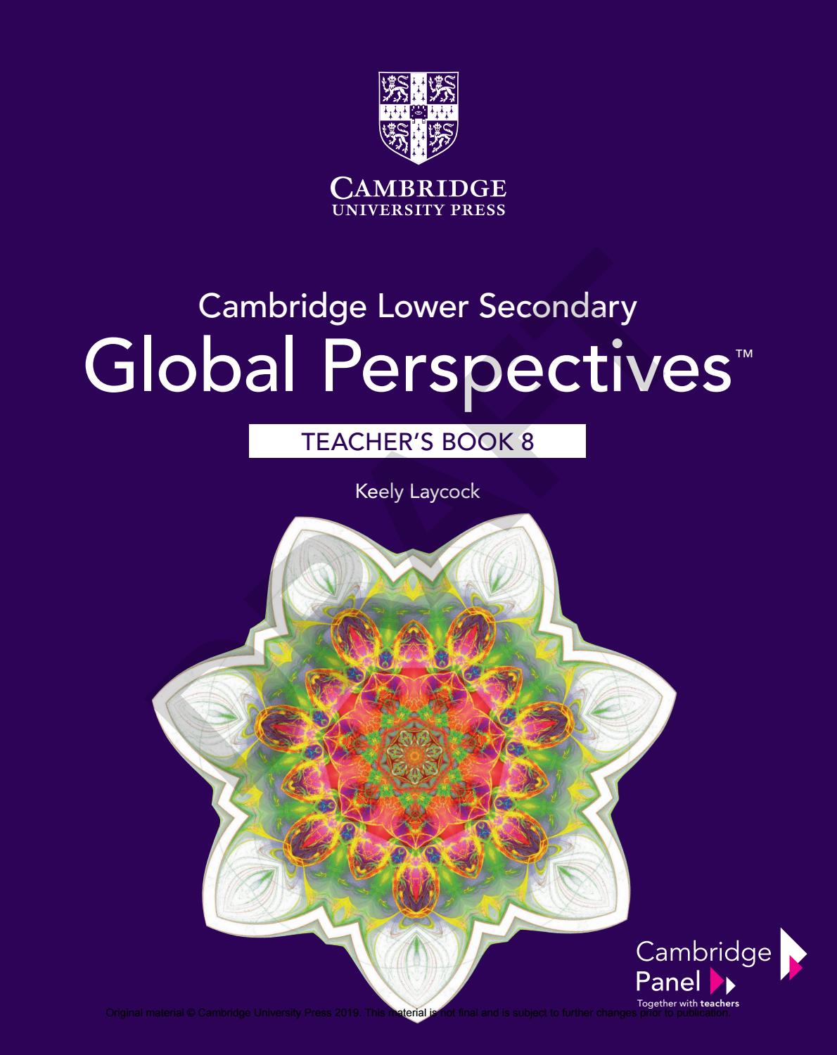 Cambridge Lower Secondary Global Perspectives Teacher's Book 8