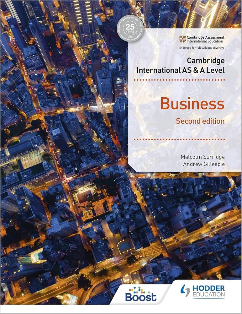 Cambridge International AS & A Level Business
