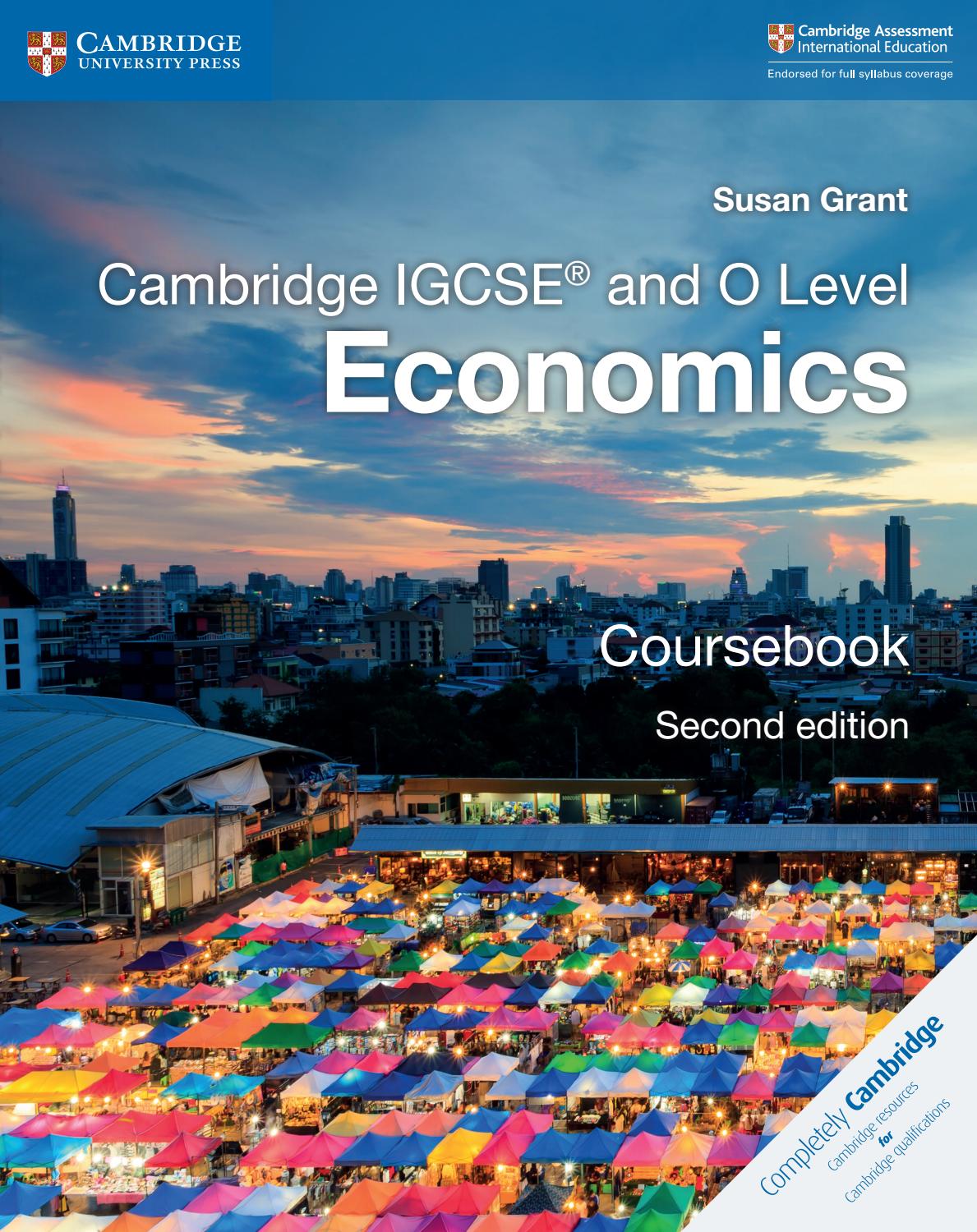 Cambridge IGCSE and O Level: Economics Coursebook