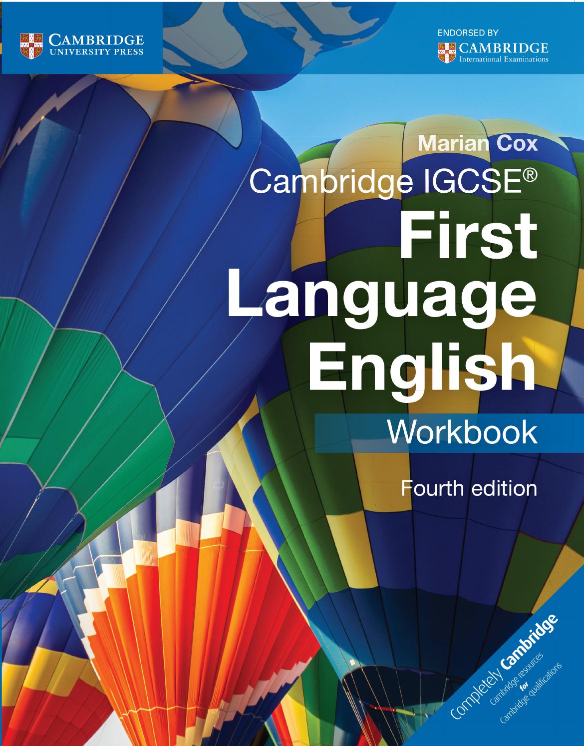 Workbook Cambridge IGCSE First Language English