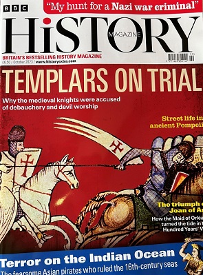 BBC History Magazine: Templars on Trial