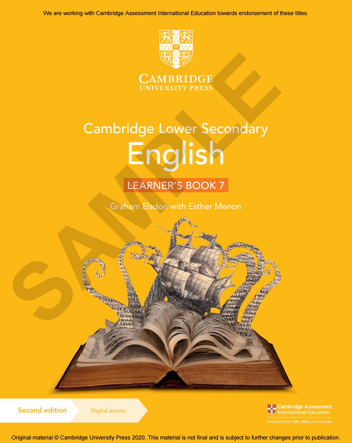 Cambridge Lower Secondary English Learner's Book 7