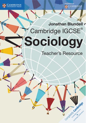 Cambridge IGCSE Sociology Teacher's Resource (CD ROM)