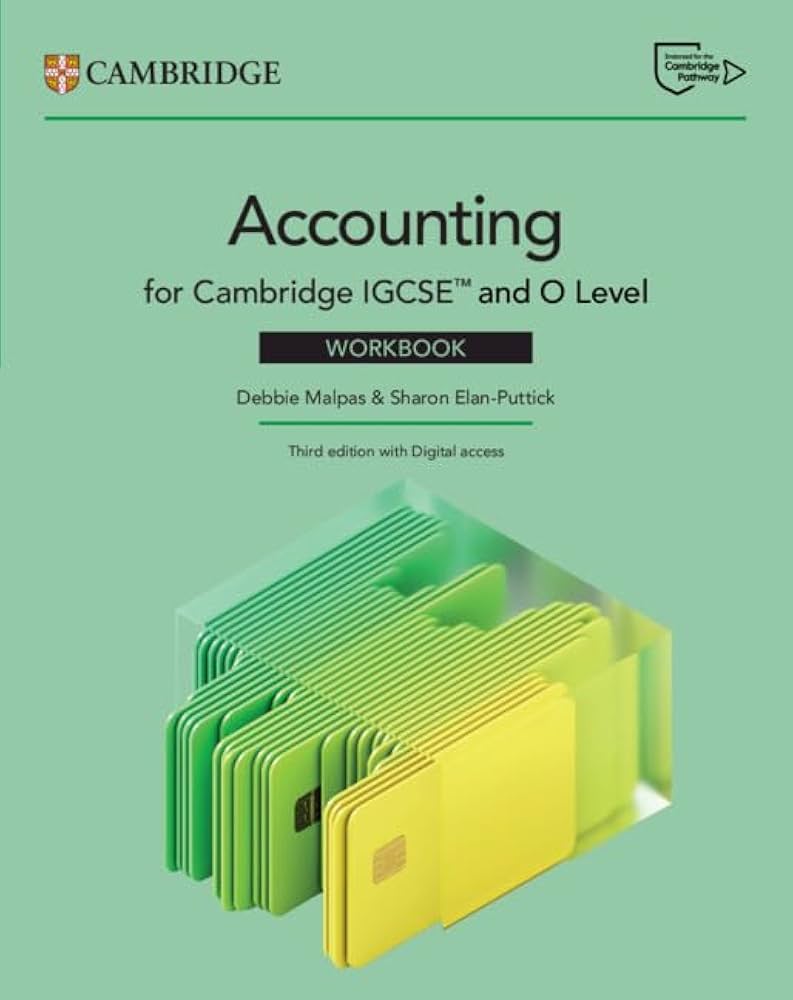 Accounting for Cambridge IGCSE and O Level Workbook