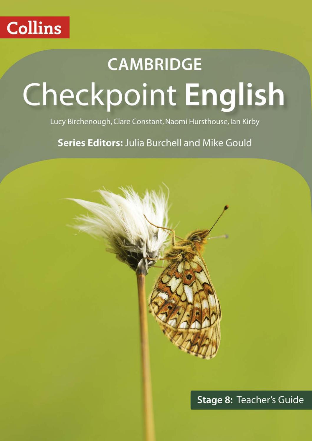 Stage 8: Teacher's Guide Cambridge Lower Secondary English/Checkpoint English